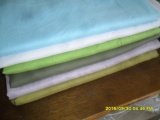 白色 绿色 蓝色 脏粉色 各色60纱织 精梳细软棉布 床单250X275