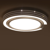 维港 圆形个性创意LED吸顶灯铁艺大气客厅灯温馨时尚卧室房间灯具