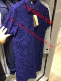 BURBERRY/博柏利女花卉蕾丝衬衫式连衣裙39811021香港DFS代购