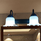 新品LED欧式双头壁灯床头家居客厅简约镜前灯田园阳台走廊B209