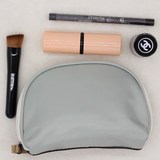 韩版专业化妆包刷子收纳包袋小号手拿包随身防水便携时尚化妆品包