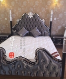 新古典床柱子床  欧式实木公主床婚床双人床 高端大气1.8*2米床！