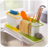 创意厨房清洁用品 整理架 置物架 收纳架 厨房洗刷水槽架盒子包邮