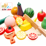 儿童水果蔬菜切切乐切水果玩具 切切看过家家厨房玩具1-2-3-5岁