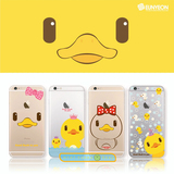 韩国正品Eunyeon苹果6plus透明防摔大黄鸭iphone6机套手机硅胶套