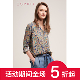 ESPRIT 2016新品代购 女士衬衫-056EE1F019 400吊牌价399