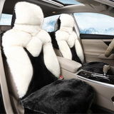 冬季羊毛短毛绒女专用座套一汽夏利N5 骏派D60凯翼C3汽车坐垫