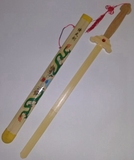 木制儿童塑料青龙宝剑木剑 木刀 桃木表演玩具木刀日本武士刀包邮