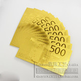 500面值欧洲纸币精美金箔钱币收藏品测试钞纪念钞鉴赏工艺品礼品