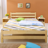 特价包邮实木床成人松木床单人床双人床儿童床家具1.2/1.5/1.8米