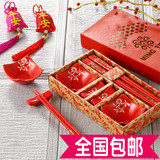 包邮中国特色礼品筷子餐具套装礼盒创意回礼zakka情侣便携送老外