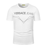 Versace/范思哲正品 包邮圆领印花短袖男士t恤时尚青年修身T恤衫