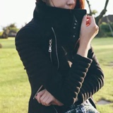 韩国代购机车外套女2015秋装新款麂皮绒短外套小香风潮品短外套女
