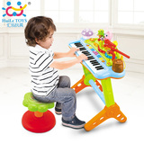 汇乐玩具669多功能宝宝电子琴带麦克风益智玩具琴儿童钢琴3-4-5岁