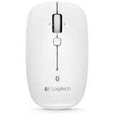 Logitech/罗技 M558 WIN7/8白色蓝牙鼠标 支持mac苹果无线鼠标
