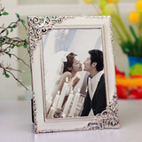 7寸欧式电镀镶钻相框摆台 婚庆结婚婚纱照片影楼创意相架画框