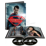 预售新索正版蓝光书BD蝙蝠侠大战超人正义黎明加长版高清电影碟片