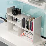 电脑桌 上书架 桌面伸缩小置物架简易儿童书柜 办公桌 创意收纳架