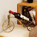 尚酒瓶架摆件 包邮复古单车造型红酒架葡萄酒架酒瓶架子 桌面时