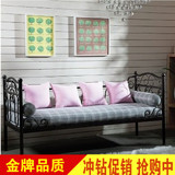 沙发床 折叠 沙发 单人 铁艺沙发床 欧式铁艺沙发床 特价