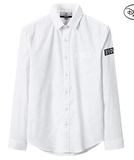 鸟家男装2016夏装专柜同款迪士尼白色修身长袖衬衫BYCA62X06-498