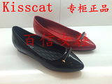 KISS CAT/接吻猫专柜代购2015秋季新款平跟女单鞋K55597-01QD