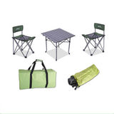 正品户外折叠桌椅便携简易露营野餐车载自驾游三件/五件套装桌椅
