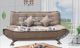 田园可拆洗单3人简约折叠布艺沙发床客厅特厚多功能沙发1.8米-2米