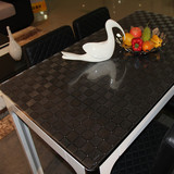 餐桌垫塑料防水台布茶几垫磨砂水晶板厚PVC环保软玻璃桌布透明
