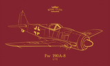 现货！Eduard 牛魔王 R0012 1/72 Fw 190A-8 皇家版