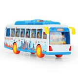 旅游巴士故事机 城市客车公交车 婴幼儿童玩具汽车唱歌灯光音乐