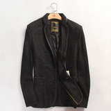 2016男士羊毛混纺保暖有型两粒扣商务休闲西装西服外套XF27011<11
