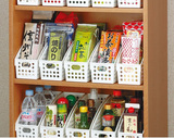 日本进口正品 inomata塑料厨房收纳筐收纳盒卫浴收纳篮桌面整理筐