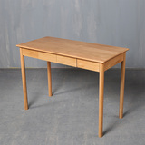 日式简约实木书桌白橡木电脑桌1.2米家庭办公桌北欧宜家学习桌子