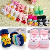 夏季童袜婴儿公仔袜3D新生儿袜子宝宝卡通纯棉袜船袜防滑地板袜