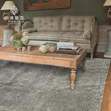 巴泽蕾克 印度原装进口手工打结现代城市纯色客厅卧室羊毛地毯