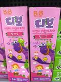 韩国正品进口 保宁B＆B 宝宝 幼儿牙膏80G 草莓味