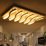 维港 LED长方形客厅灯艺术吸顶灯创意个性时尚亚克力卧室灯房间灯