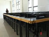班电脑桌台式家用供应学生课桌椅培训桌折叠桌单双层长条形桌辅导