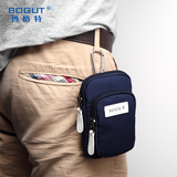 博格特5.5寸手机包 男士穿皮带腰包多功能休闲包 迷你挂包女小包