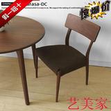新款纯实木日式现代简约餐椅 白橡木欧式时尚环保靠背椅家具 特价