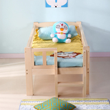 童床带护栏单层大小加厚透气组合婴幼儿板床特价实木男孩女孩子儿