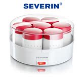 德国进口SEVERIN/森威朗酸奶机SG3519现货 全自动家用红色14分杯