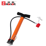 HONOR/欧耐 自行车便携打气筒 骑行山地车充气筒美法式气嘴通用