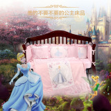 babytend婴儿床品床上用品套件宝宝床品府绸布秋冬婴儿床围迪士尼