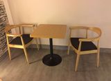 靠背椅实木餐椅北欧简约酒店欧式餐椅咖啡餐厅椅子美式新中式餐椅
