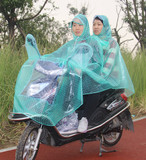 雨衣双人电动车自行车摩托车单人透明旅游时尚韩国可爱雨披雨伞