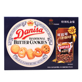 【天猫超市】印尼 Danisa/皇冠曲奇饼干908g/礼盒装 赠品随机