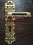 馨尚 泰好铜锁欧式中式仿古纯铜锁具木门锁芯室内房门锁中欧古典
