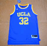 正品 NBA NCAA加州大学洛杉矶分校 32号沃顿男篮球服SW球衣 蓝
